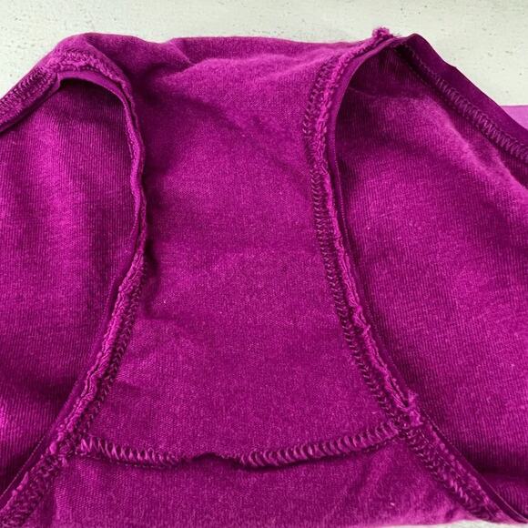 Victoria's Secret Fuschia Cotton Signature Waistband Hiphugger Hipster Large - Picture 4 of 5